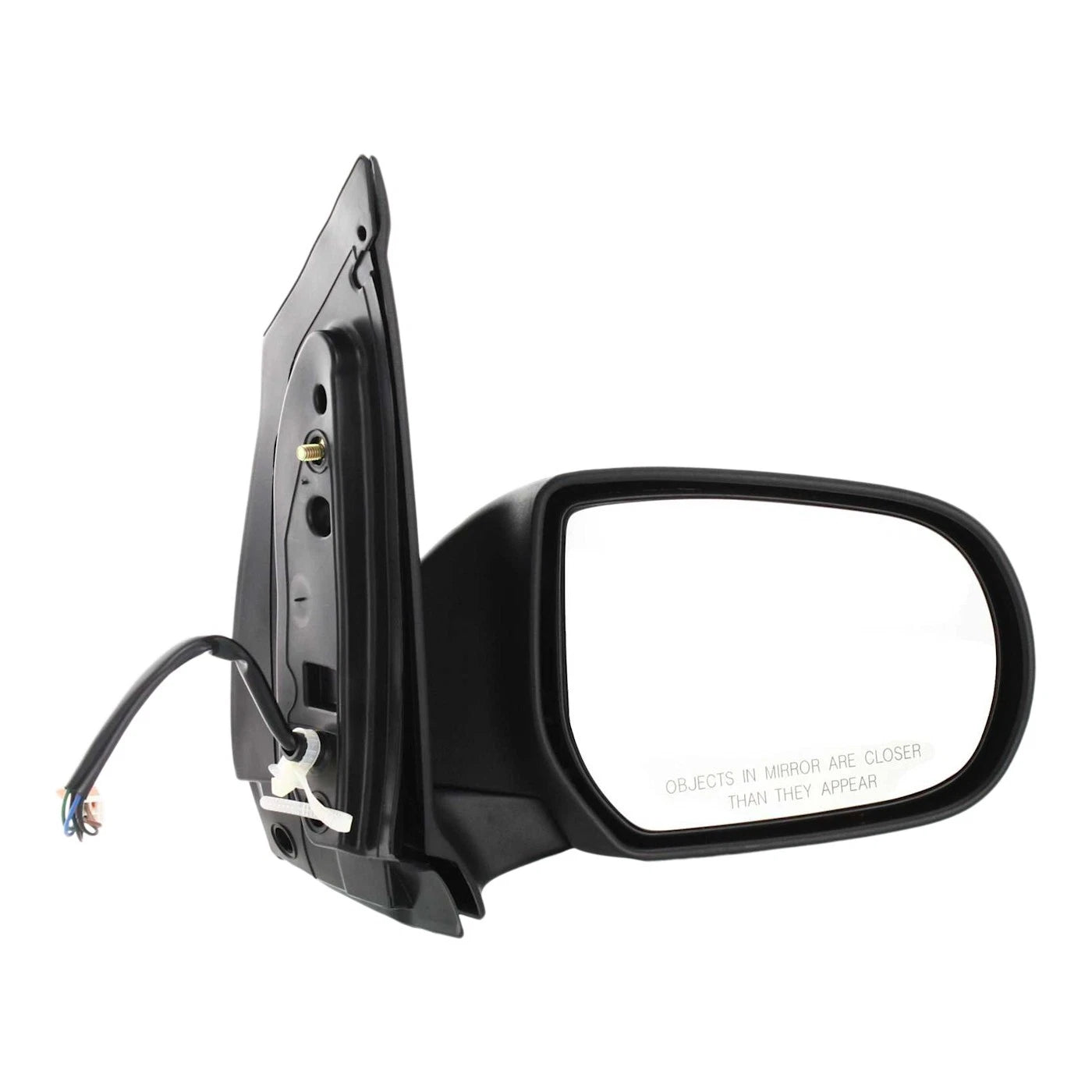 Power Mirror Set for Mazda MPV (2000–2006) Heated Textured Black Manual Folding
