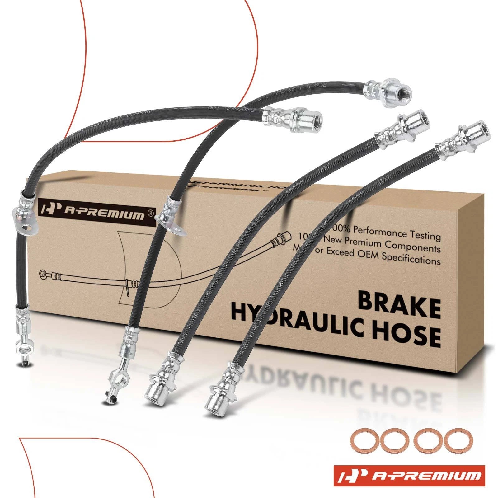 Brake Hydraulic Hose for Toyota Corolla and Geo (1995-1996)