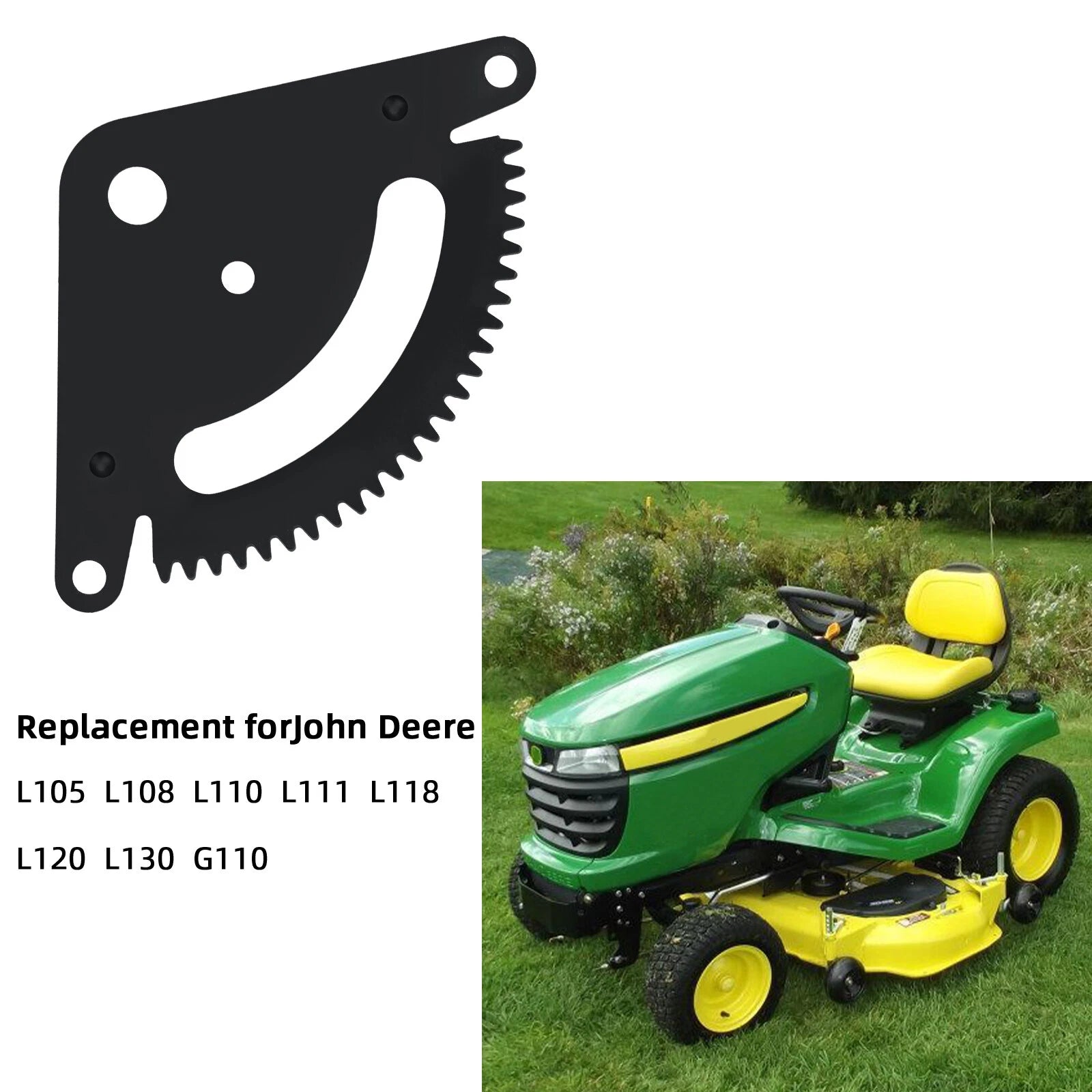 25 Teeth Steering Sector Gear Kit for John Deere L110, L120, L111, L130 (2000–2005)