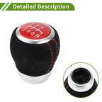 6 Speed Manual Gear Shift Knob for Subaru Impreza WRX (2009–2018) Faux Leather Black
