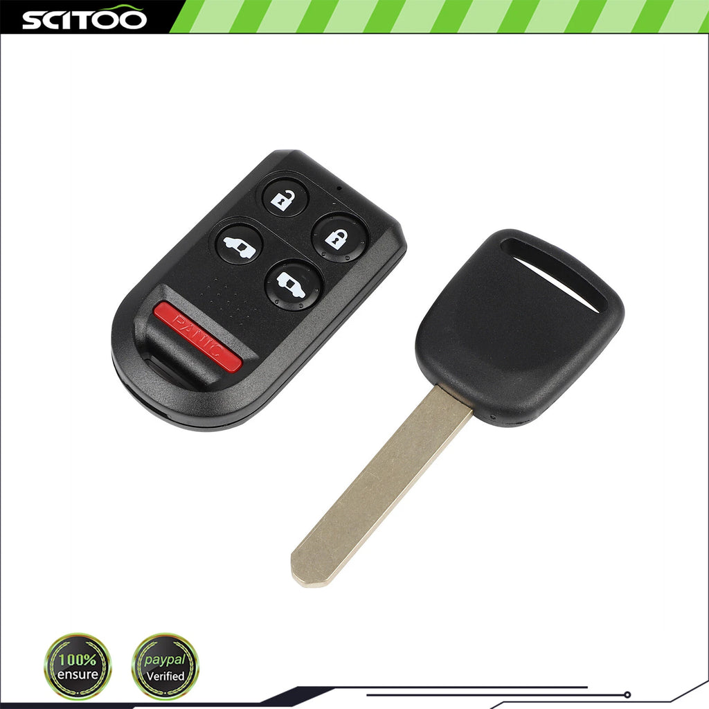 Remote Car Fob + Key for Honda Odyssey (2005–2010) OUCG8D-399H-A