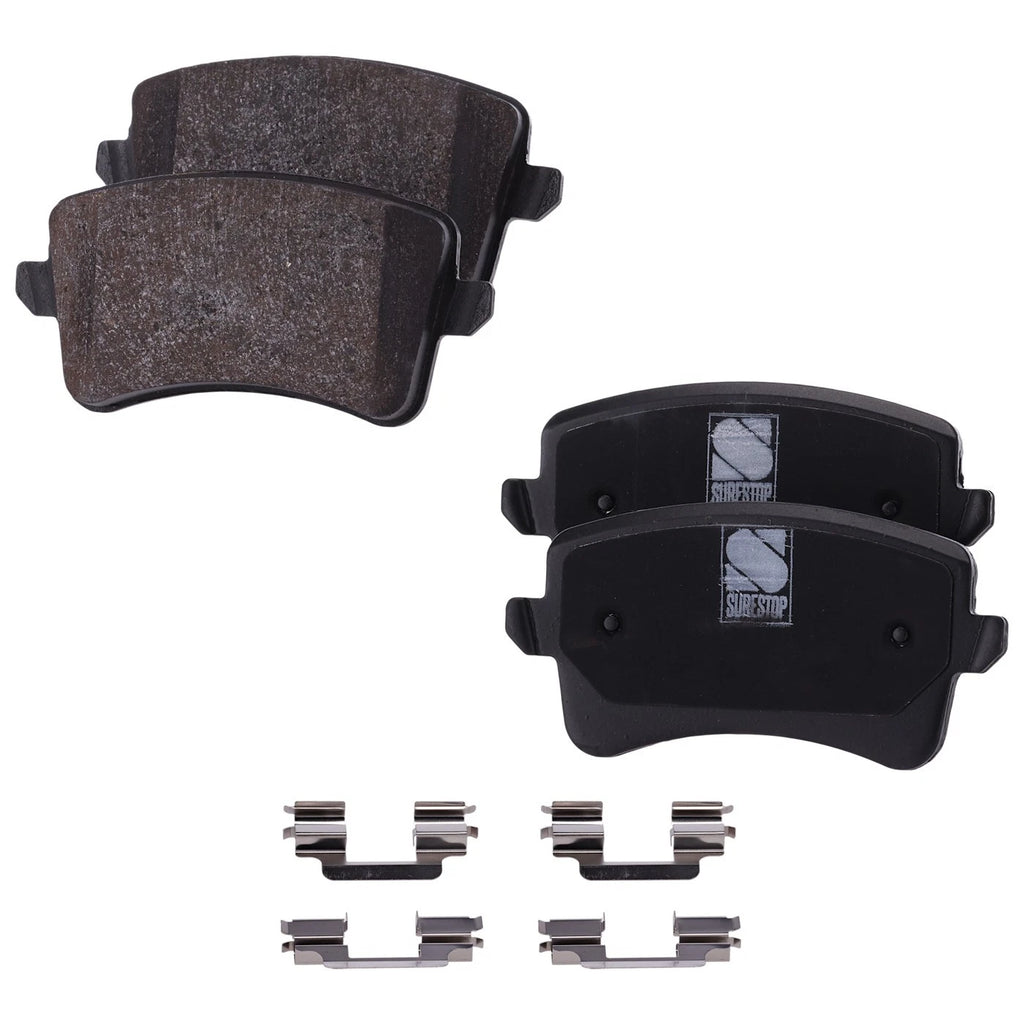 Set of 4 Rear NAO Brake Pads for Audi Q5, A4 (2009–2017)