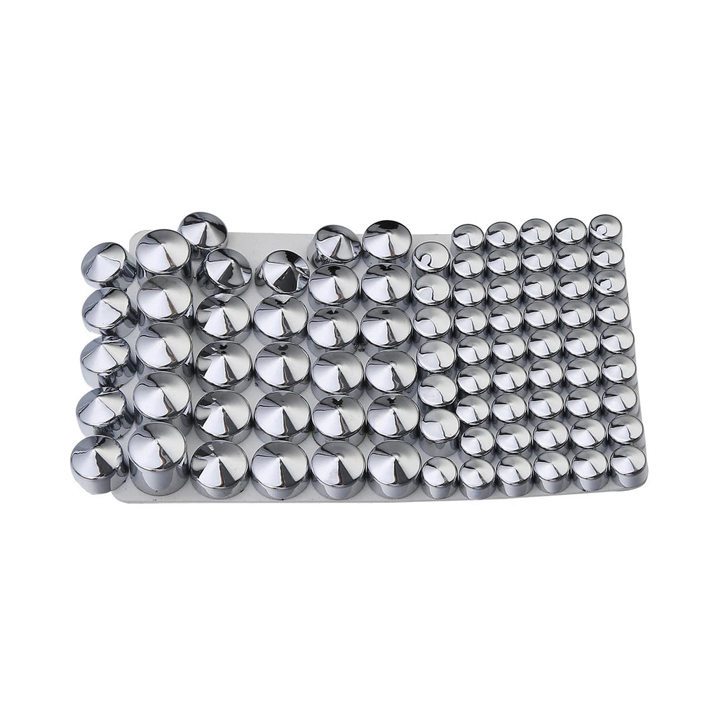 83 PCS Chrome Bolt Topper Cap Cover for Harley Twin Cam Road King (1994–2006)