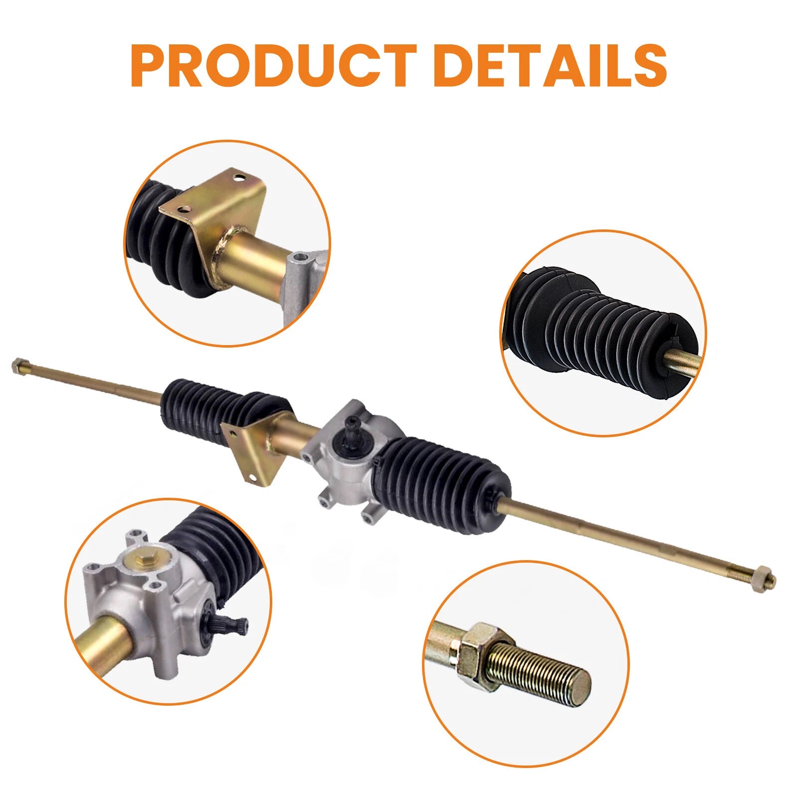 Power Steering Rack and Pinion & Tie Rod Ends for Polaris RZR 800 (2014) Z14VH76AC