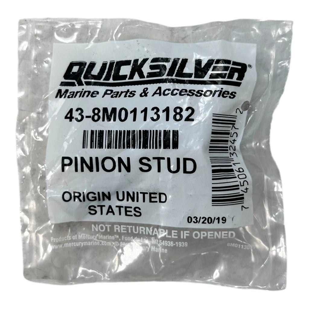 Stern Drive Pinion Stud for Mercury Quicksilver (OEM 43-8M0113182)