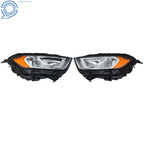 Chrome Bezel for Ford EcoSport (2018-2023) Halogen Headlight LED DRL Pair