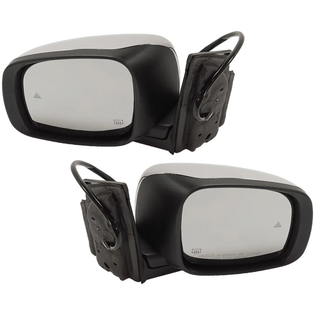 Set of 2 Heated Mirrors for Dodge (2009–2016)