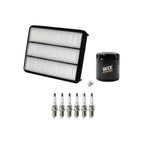 Wix Engine Air Oil Filters & NGK Spark Plug Kit for Toyota Tundra (1999–2006)