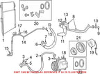 A/C Service Valve Core for Dodge Grand Cherokee Jeep (OEM)