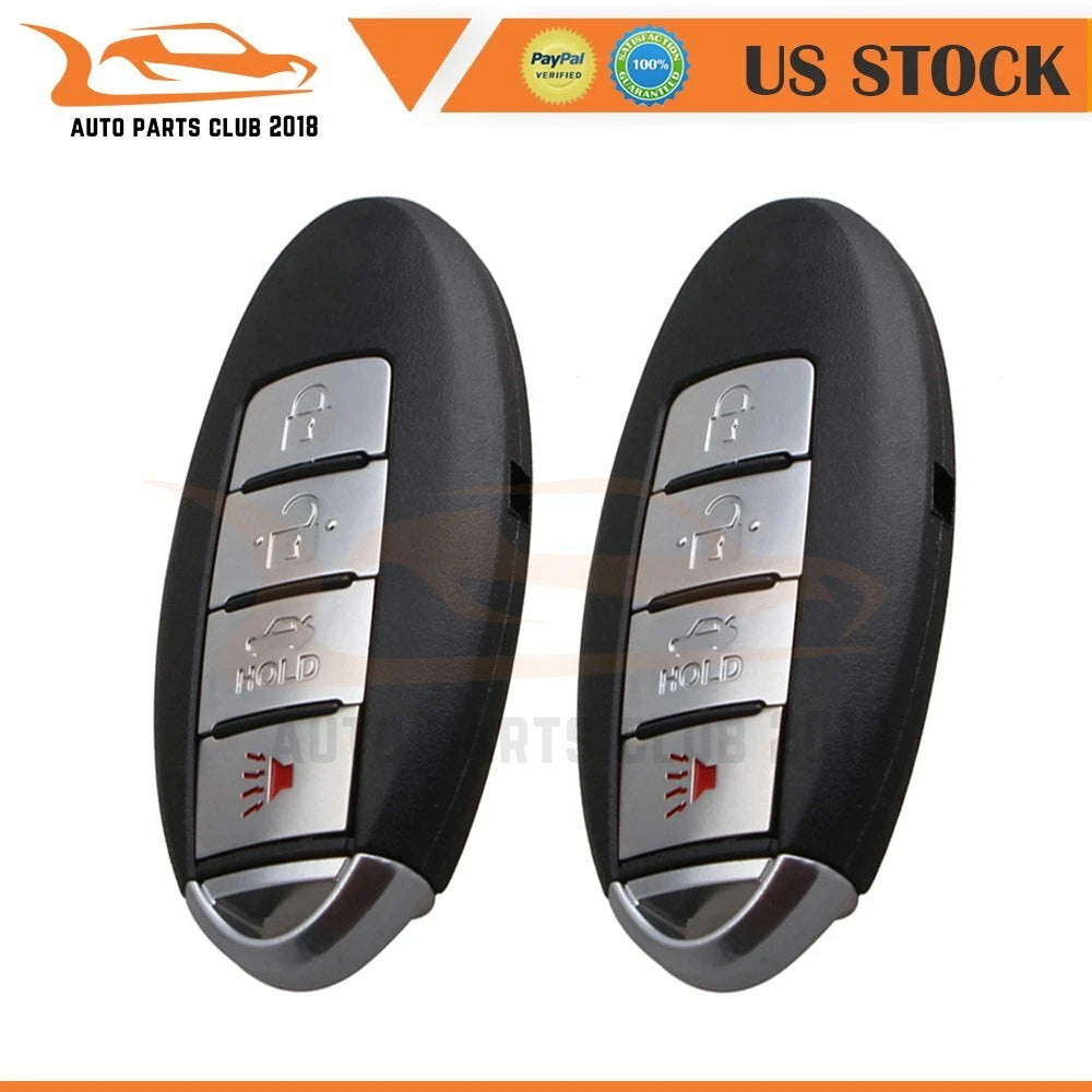 2X Key Entry Remote Fob for Nissan Maxima (2009–2014) 4 Buttons