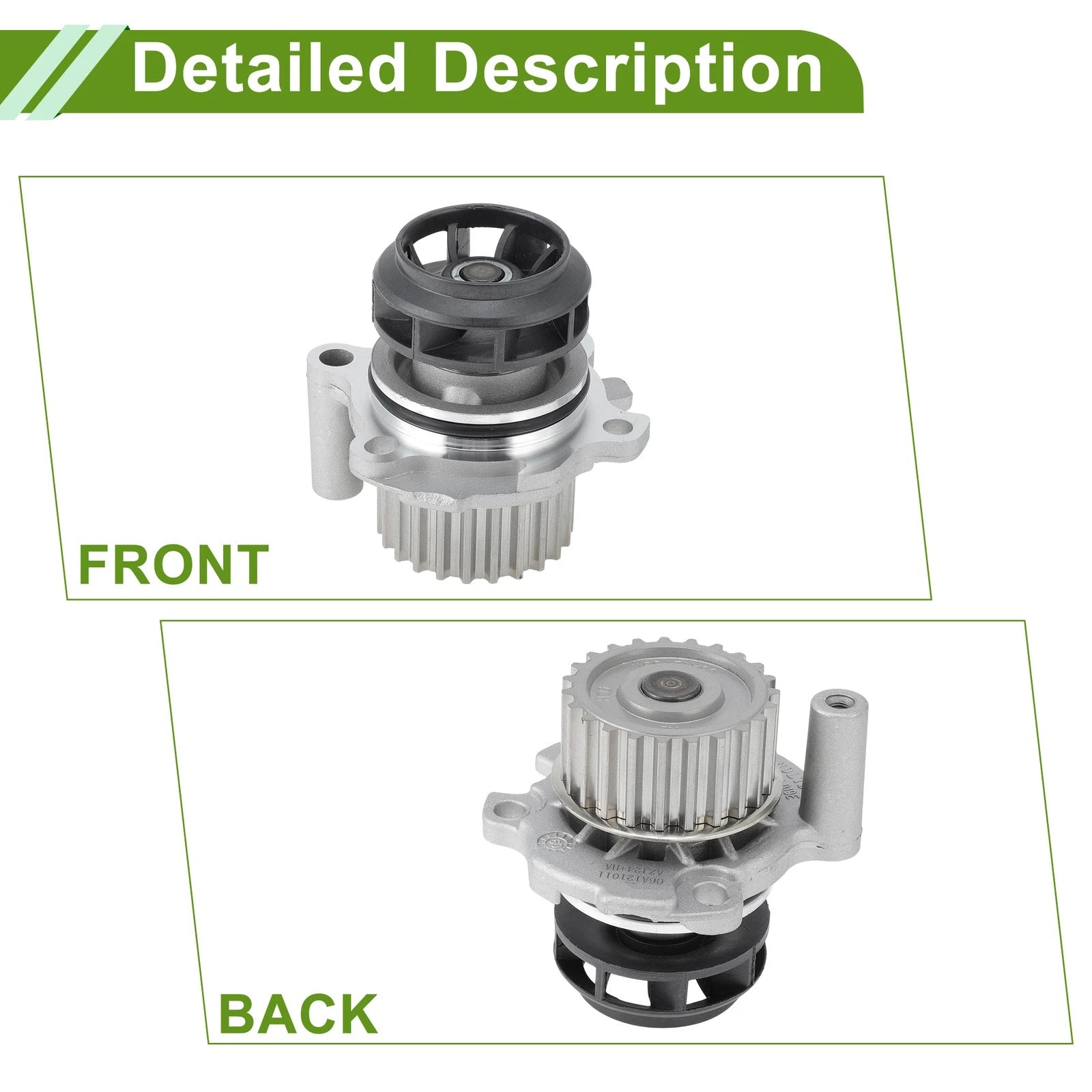 Engine Water Pump for Volkswagen Passat (2000–2005) No. 06A121012B