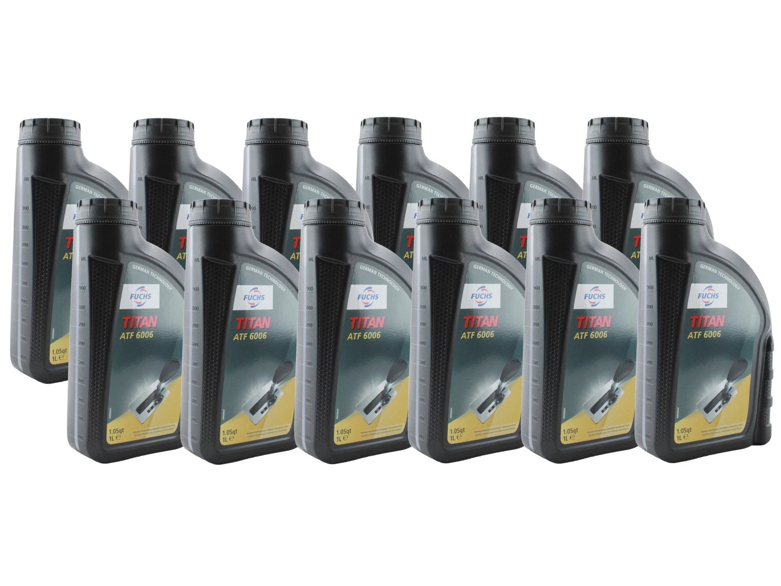Set of 12 Fuchs TITAN ATF 6006 Auto Transmission Fluid 1L for Audi BMW Jaguar