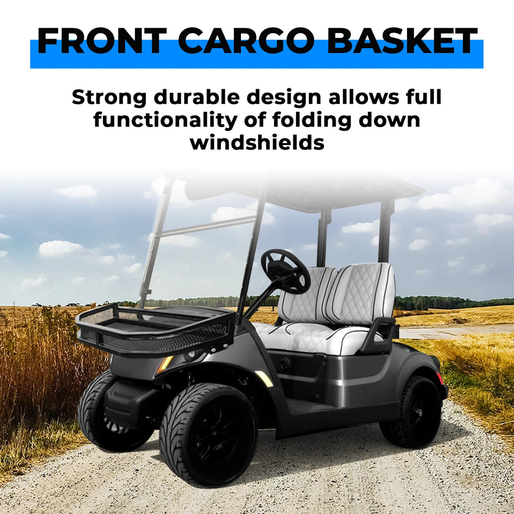 Front Cargo Basket with Mounting Bracket for Yamaha Drive 2 (2017–Present)
