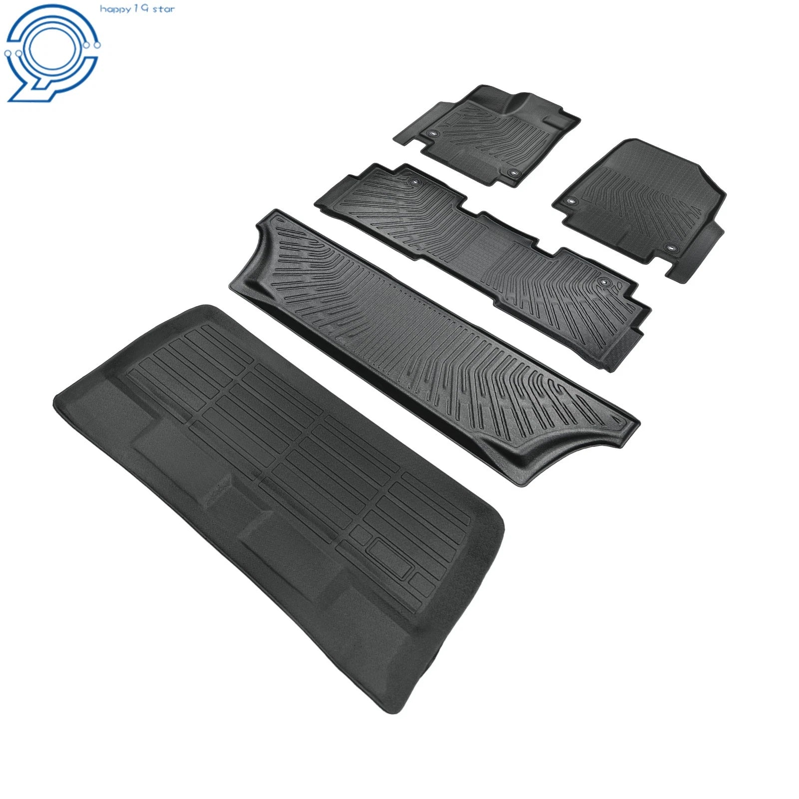 Set of 4 All Weather TPE Floor Mats for Honda Odyssey (2018–2026)