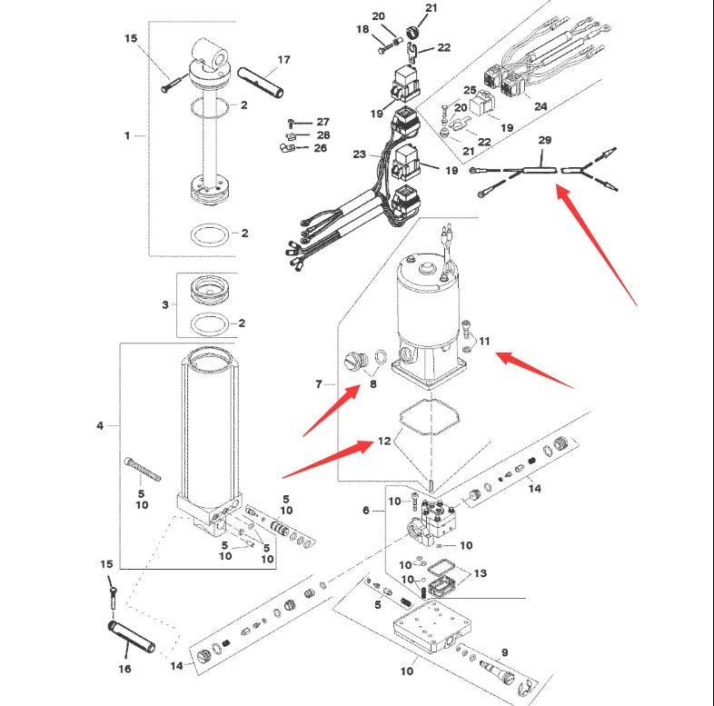 Screw Kit Plug Assy for Mercury Outboard (22-813435, 8134351, 809876A1)