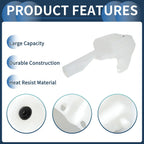 Windshield Washer Reservoir for Mercedes Benz (A9068690220) 1 x White