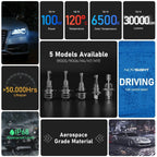 Set of 4 H4 H11 H7 9005 9006 LED Headlight Bulbs for High Low Beam (30000LM 6500K)