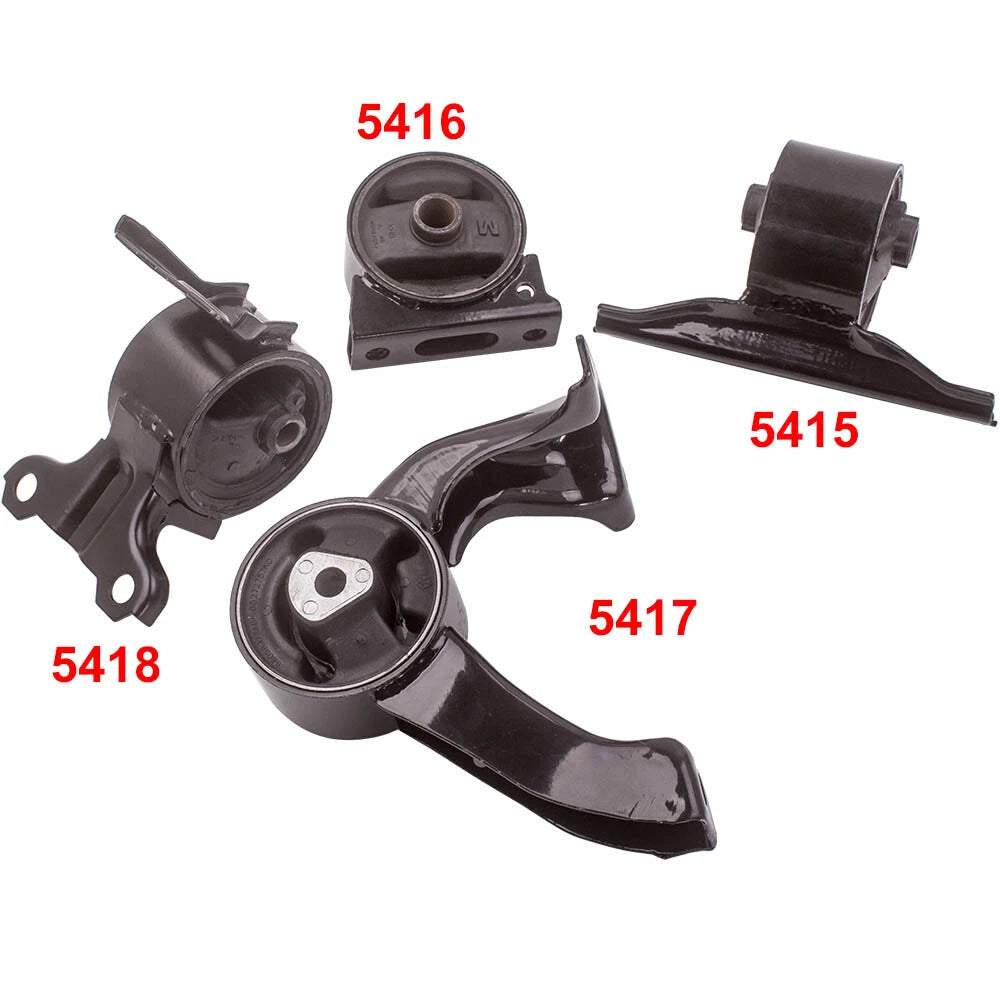 Set of 4 Engine Motor & Transmission Mounts for Dodge Caliber (2007–2012)