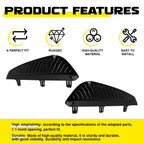 2X Lower Fog Light Covers for Nissan Sentra (2024–2025) Front Bumper Grille