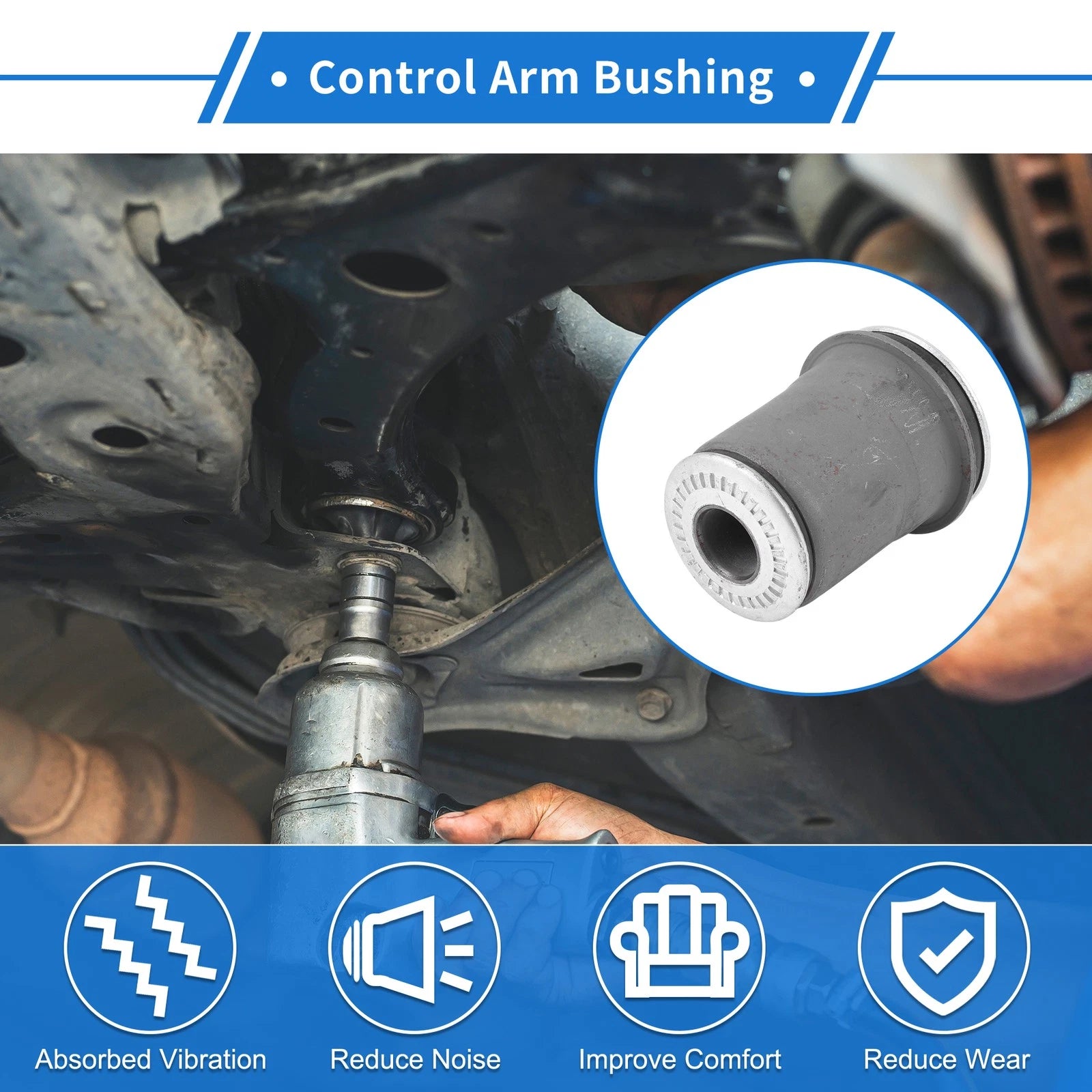 Front Control Arm Bushing for Toyota Hiace (1982–1989) No. 4806126010
