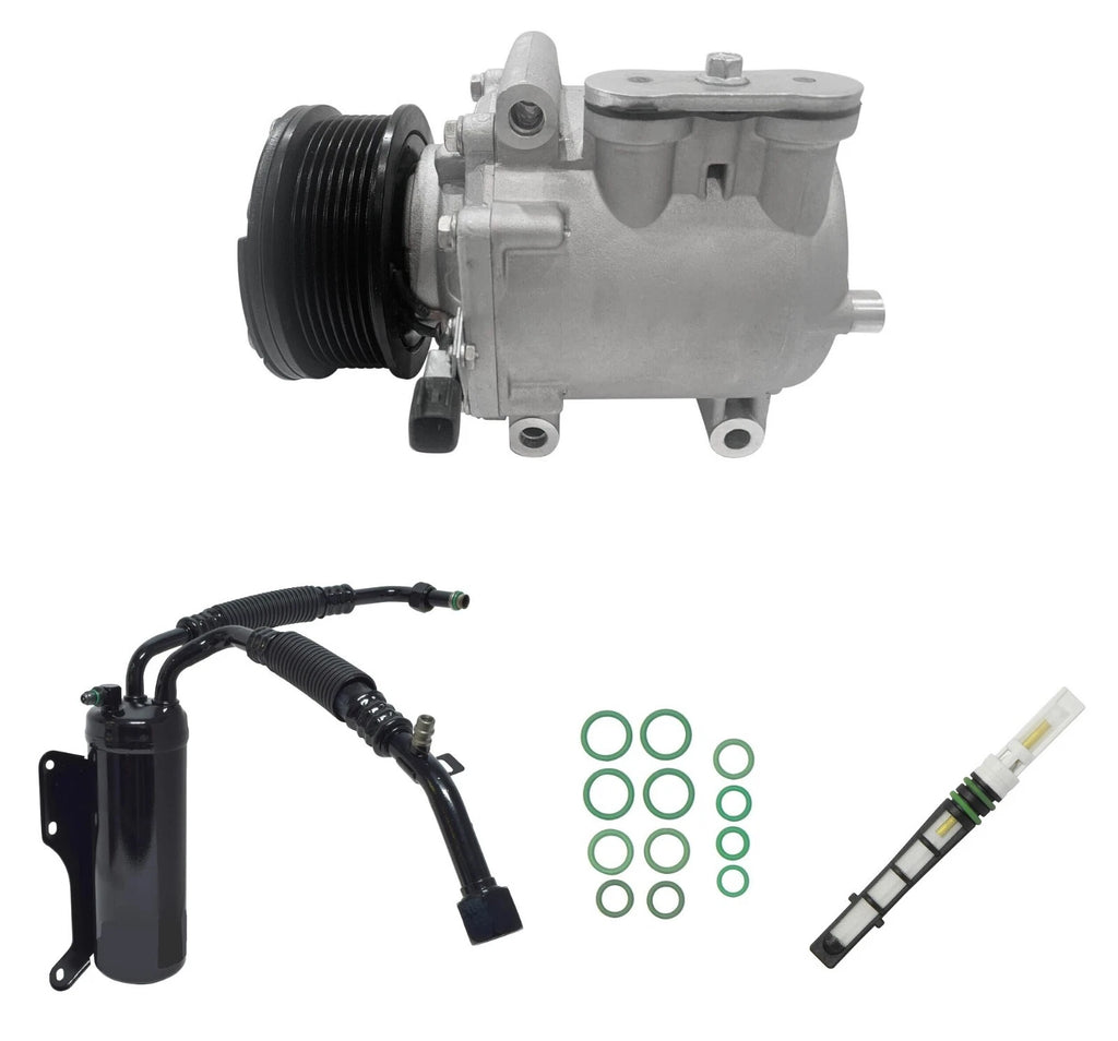 AC Compressor Kit Replacement for Ford Econoline E-550 Super Duty (2002-2002)