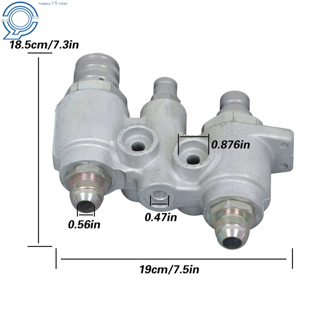 Hydraulic Coupler Manifold Block for Bobcat (Compatible)