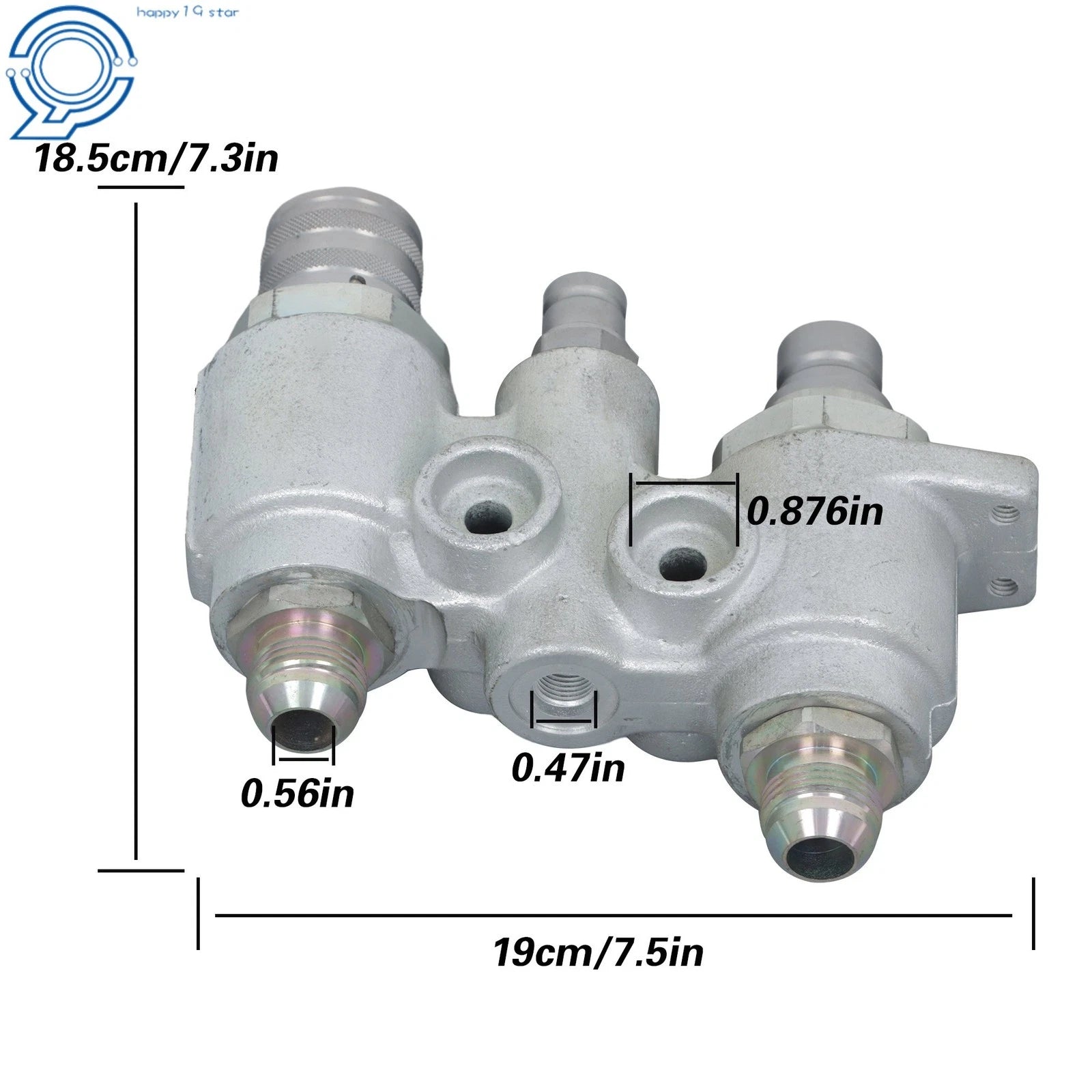 Hydraulic Coupler Manifold Block for Bobcat (Compatible)