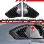 2Pcs Window Vent Louver Cover for BMW 2-Series Gran Coupé F74 (2025–2025)