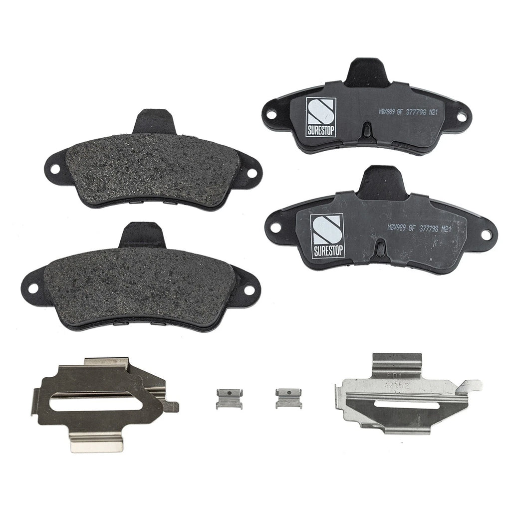Semi-Metallic Brake Pad Set for Ford Contour (1998–2000)