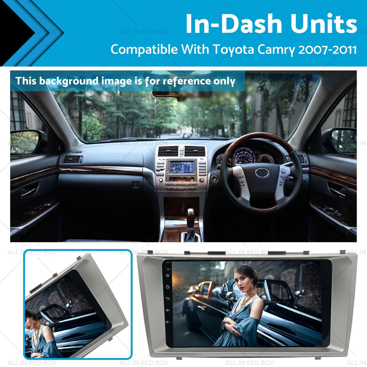 Android 13 Head Unit for Toyota Camry (2007–2011) - 9" GPS Radio