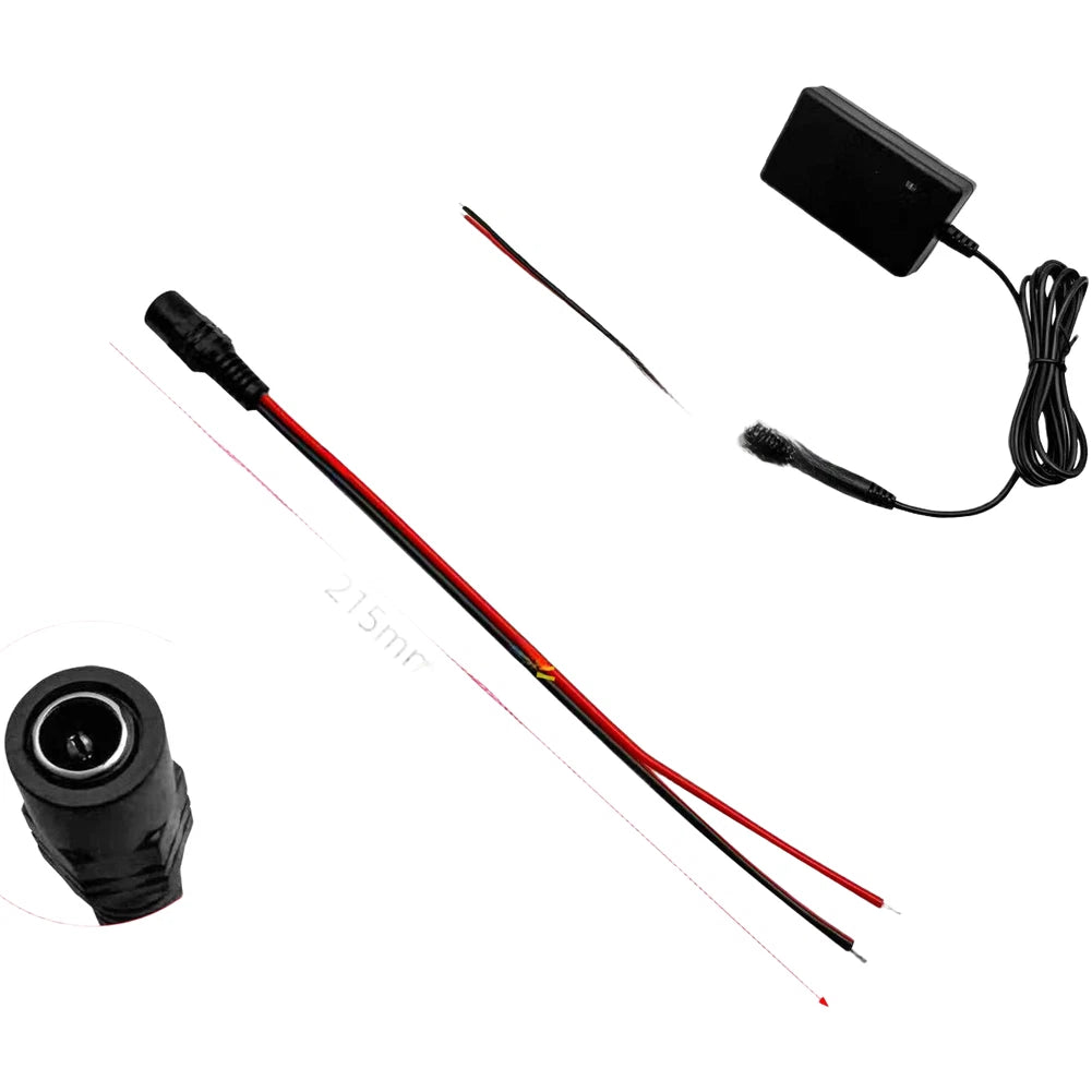 Power Cable for Monitor Set Top Box (12V 24V) 215mm Pure Copper