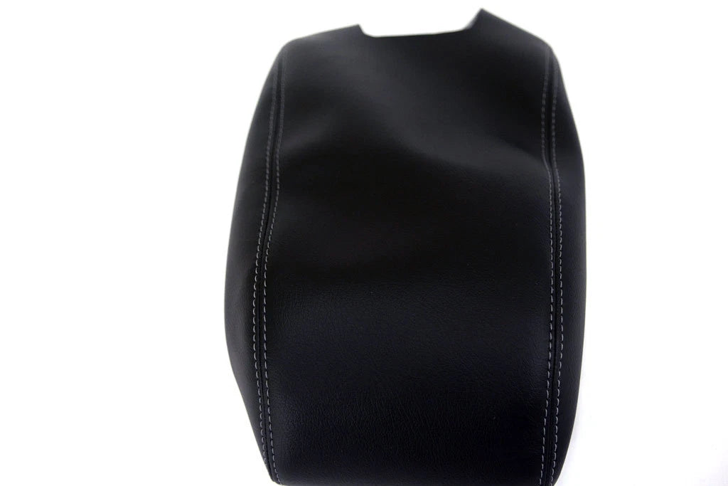 Leather Console Armrest Cover for Jeep Wrangler (2011–2017) Gray Stitch