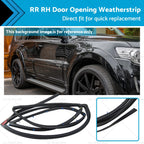 Rear RH Door Weatherstrip Seal for Mitsubishi Pajero II V31V V32V (1990–2003)