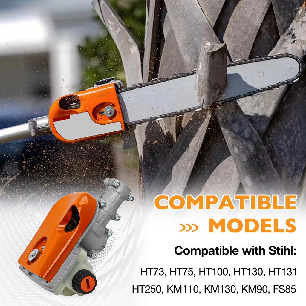 Gear Head Pole Saw Gearbox for Stihl HT73 HT75 HT100 HT130 HT131 (2007-2023)