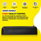 Front Exterior Door Handle Set for Nissan D21 (1986–1989, 1994) - Black