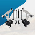 8x Front Lower Control Arm Ball Joints Sway Bars for Ford Focus C-Max (2012–2018)