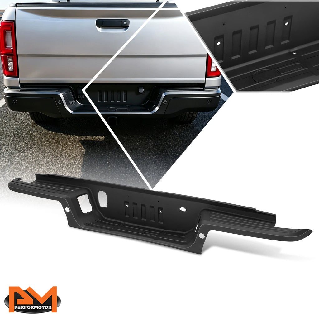Rear Bumper Step Pad for Ford Ranger (2019–2023) w/Parking Sensor Holes, Towing Pkg