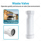 Waterless Self Sealing Waste Valve Inline Trap for Caravan RV