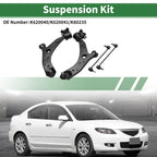 Set of 4 Front Lower Control Arms for Mazda 3 (2004–2009) No.K620040/K620041/K80235
