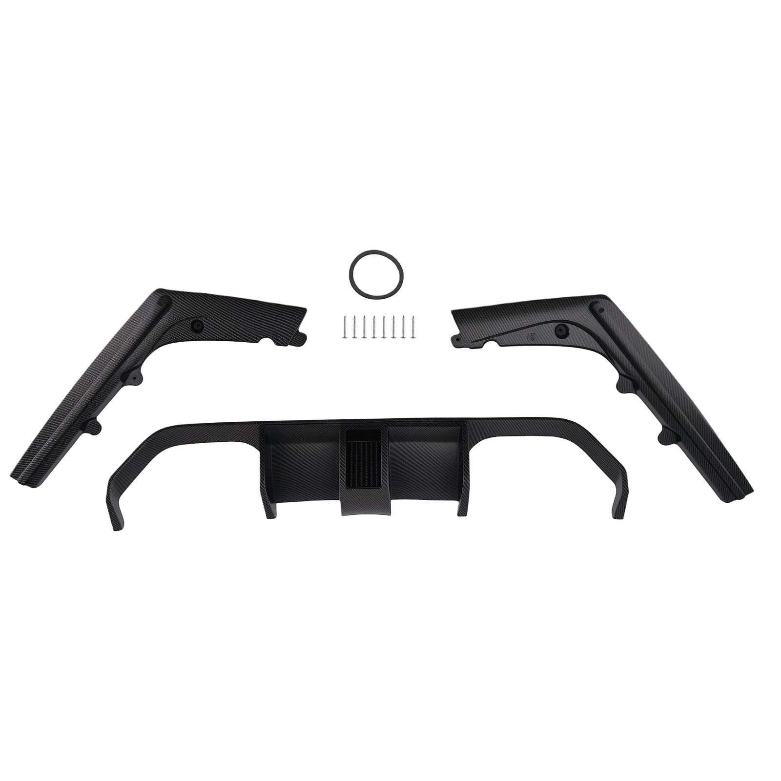 Carbon Style Rear Diffuser with LED for BMW F80 M3 F82 M4 (2015-2020)