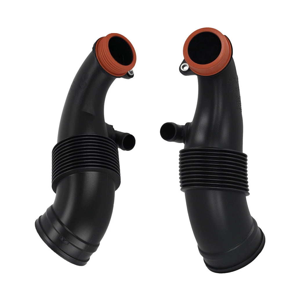 Set of 2 Air Inlet Pipes for BMW X5/X6 xDrive50i (2007–2013) 13717638568 13717638569