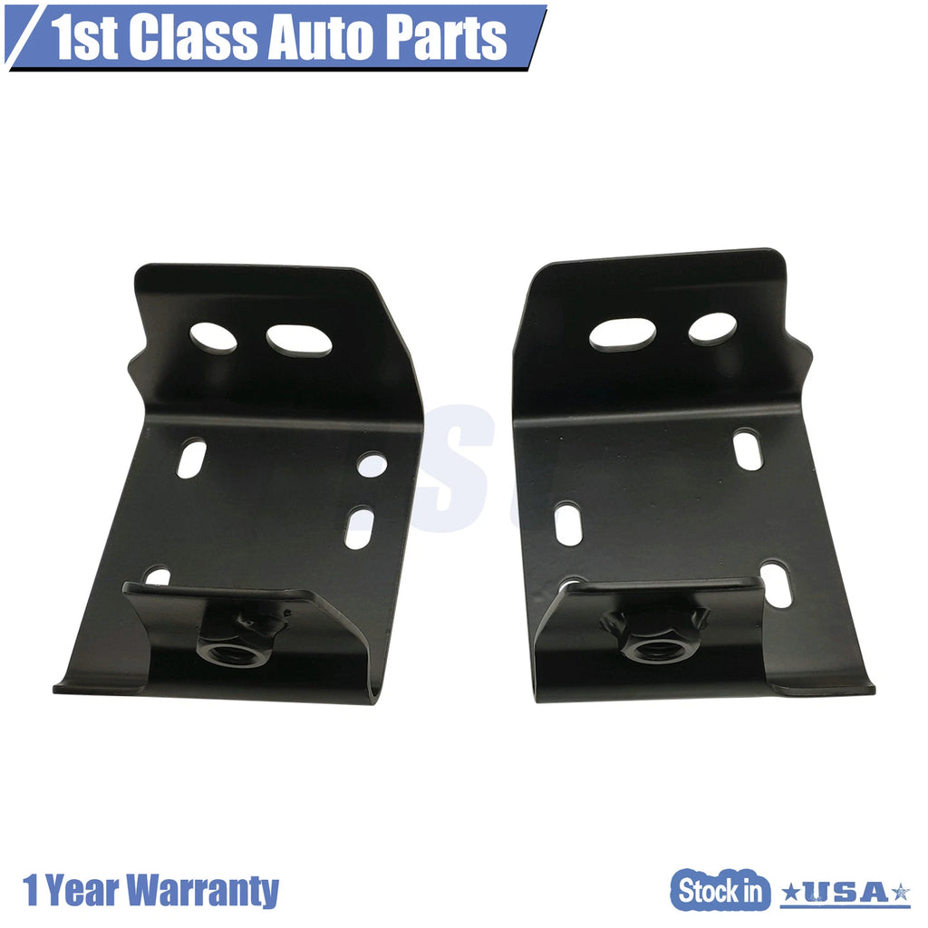 Set of 2 Front Bumper Brackets for Chevy Silverado 2500 HD (2011-2014)