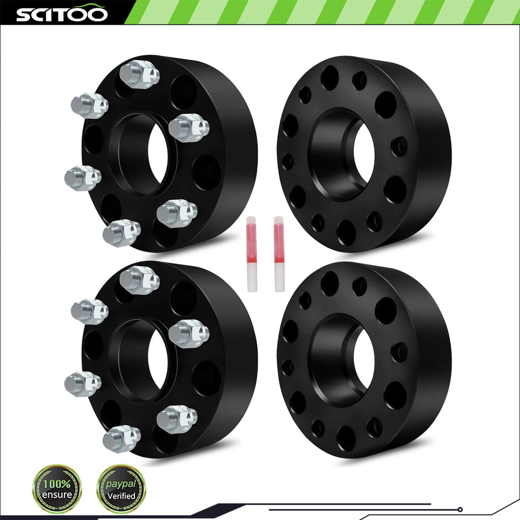 4X 2" Wheel Spacers 6x5.5 14x1.5 for Silverado Sierra 1500 Tahoe C1500 Cadillac