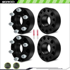 4X 2" Wheel Spacers 6x5.5 14x1.5 for Silverado Sierra 1500 Tahoe C1500 Cadillac
