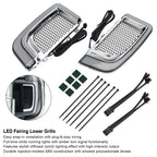 Tracer LED Lower Fairing Grills Lights for Electra FLH/T Road Glide (2014–2023)