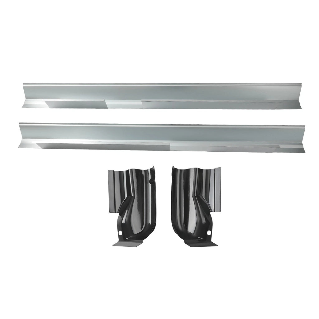 Set of 4 Outer Rocker Panels & Cab Corners for Ford F-150 Super Cab (2009–2014)