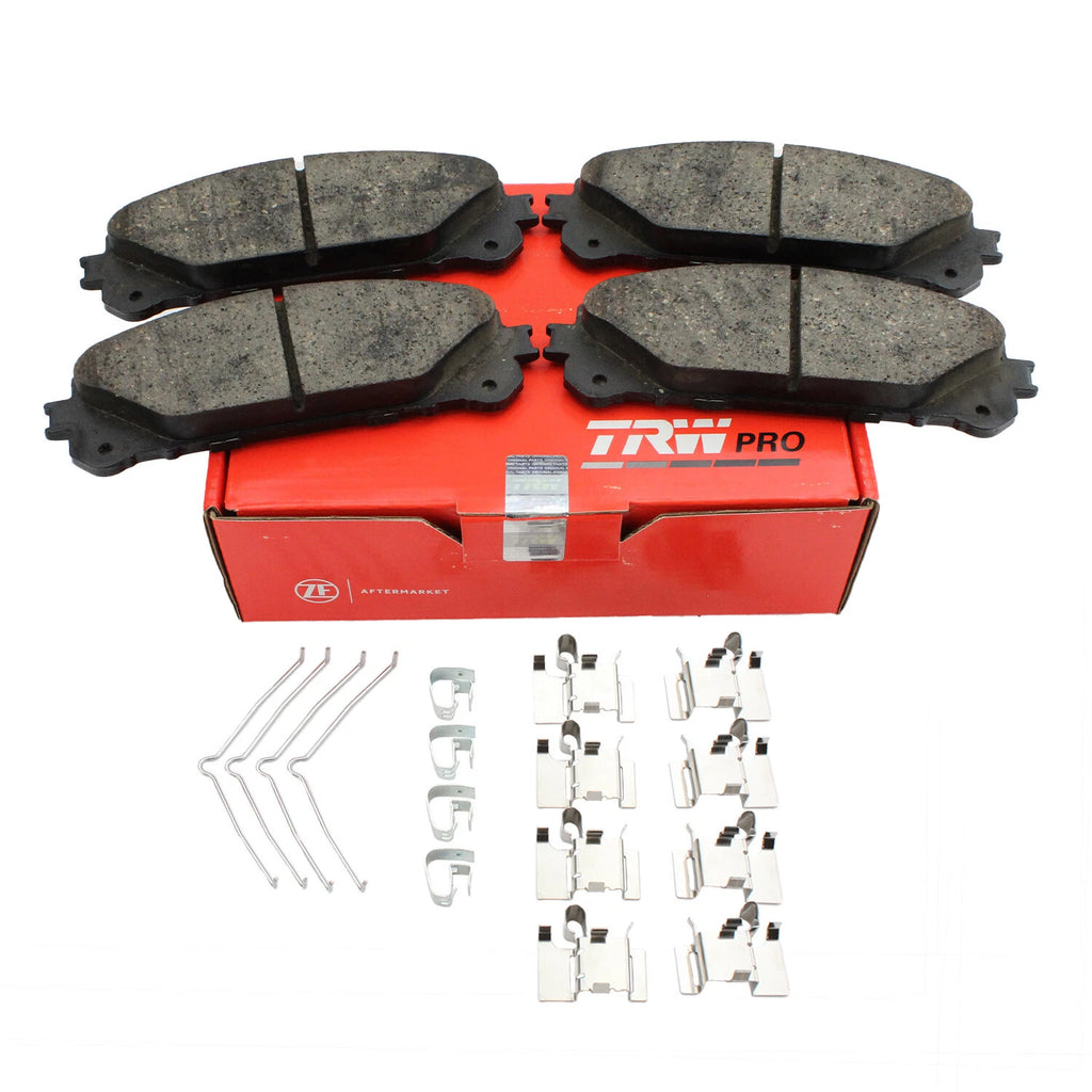 Set of 4 TRW Pro Ceramic Brake Pads for NX200t RX350 RX450h Highlander Sienna