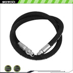 Pressure Washer Whip Hose 4 Ft x 3/8 Inch for Hose Reel Connector