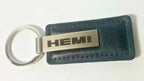 Licensed Mopar Hemi Black Leather Key Chain for Dodge Charger Challenger