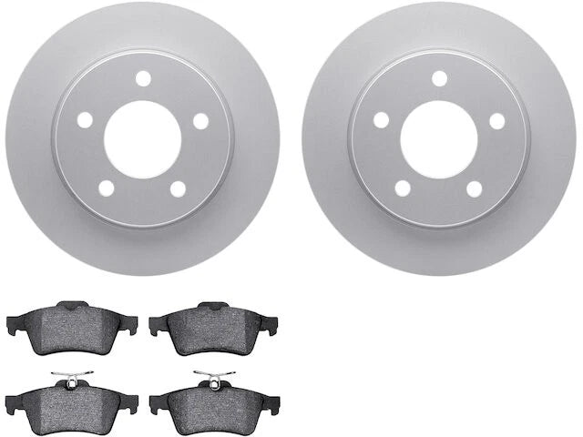 Rear Brake Pad and Rotor Kit for Mazda 3 (2004–2013) ZH375NS